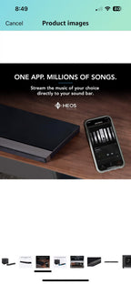 Definitive Technology Studio 3D Mini Sound Bar with 6 Speakers and an 8" Wireles