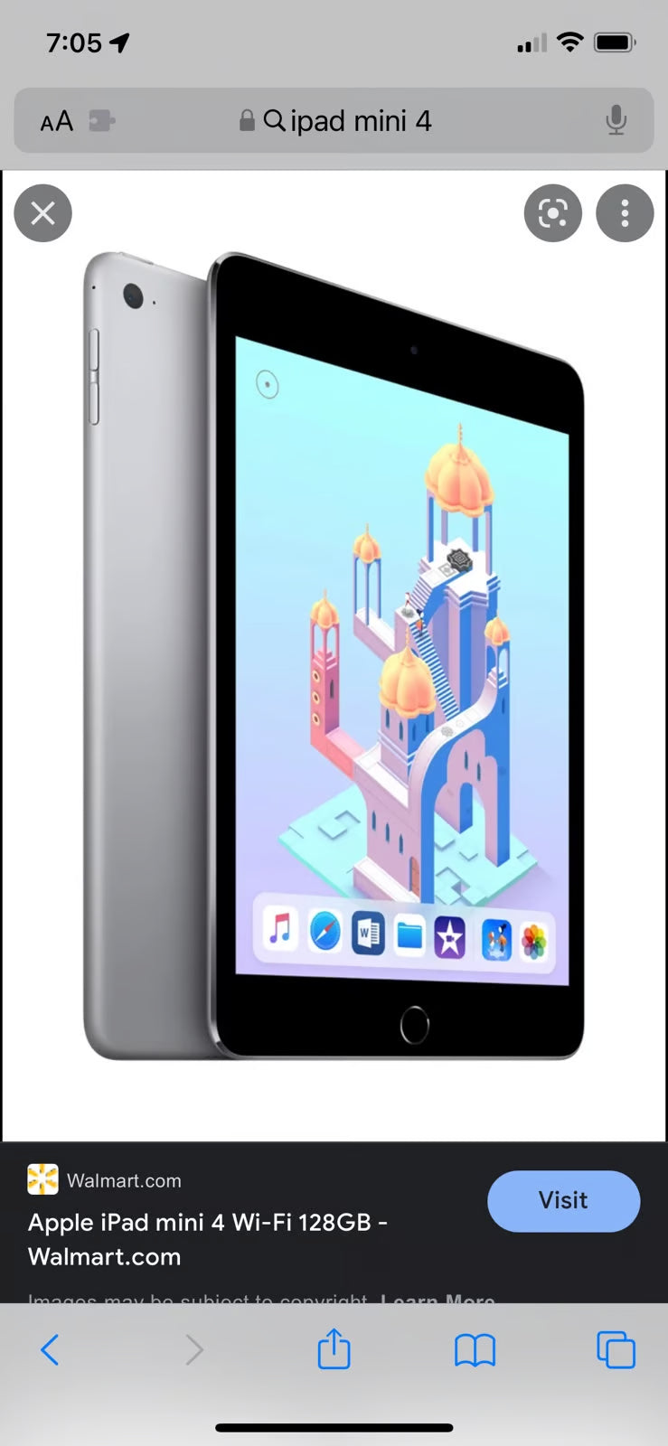 Apple iPad Mini 4th Generation 64 GB 2O28