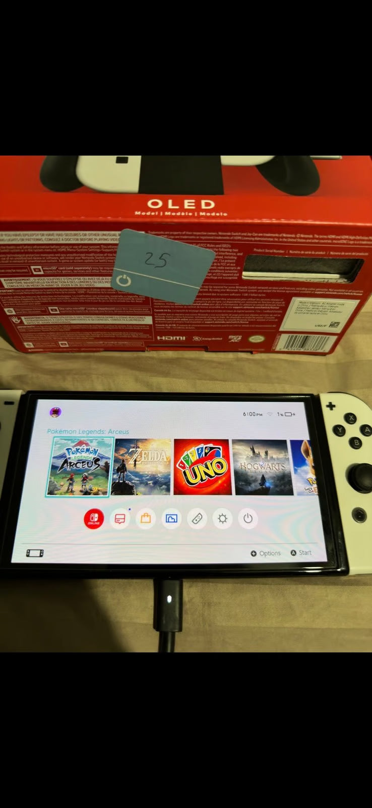 Nintendo switch OLED + accessories 5Y66