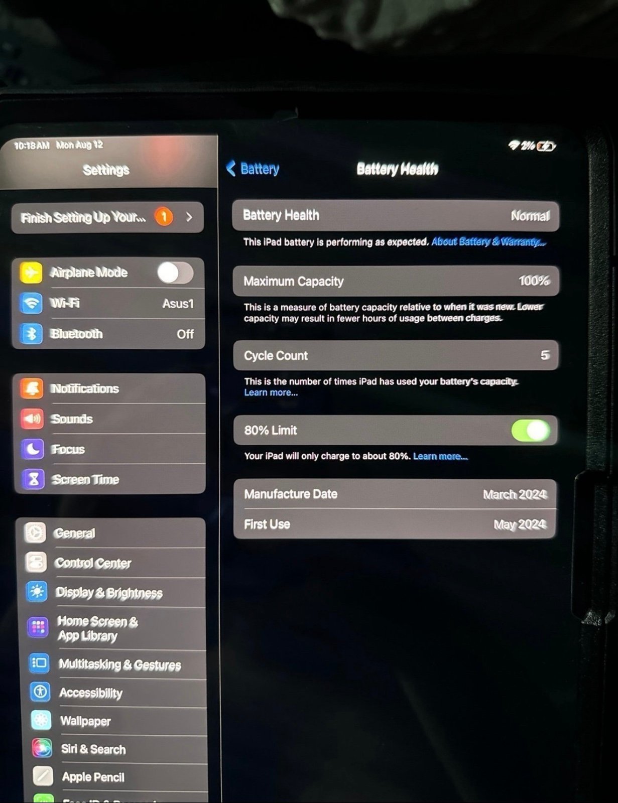 2024 IPad Pro 11-inch M4 5th gen w/ AppleCare+OtterboxDefender 7H19