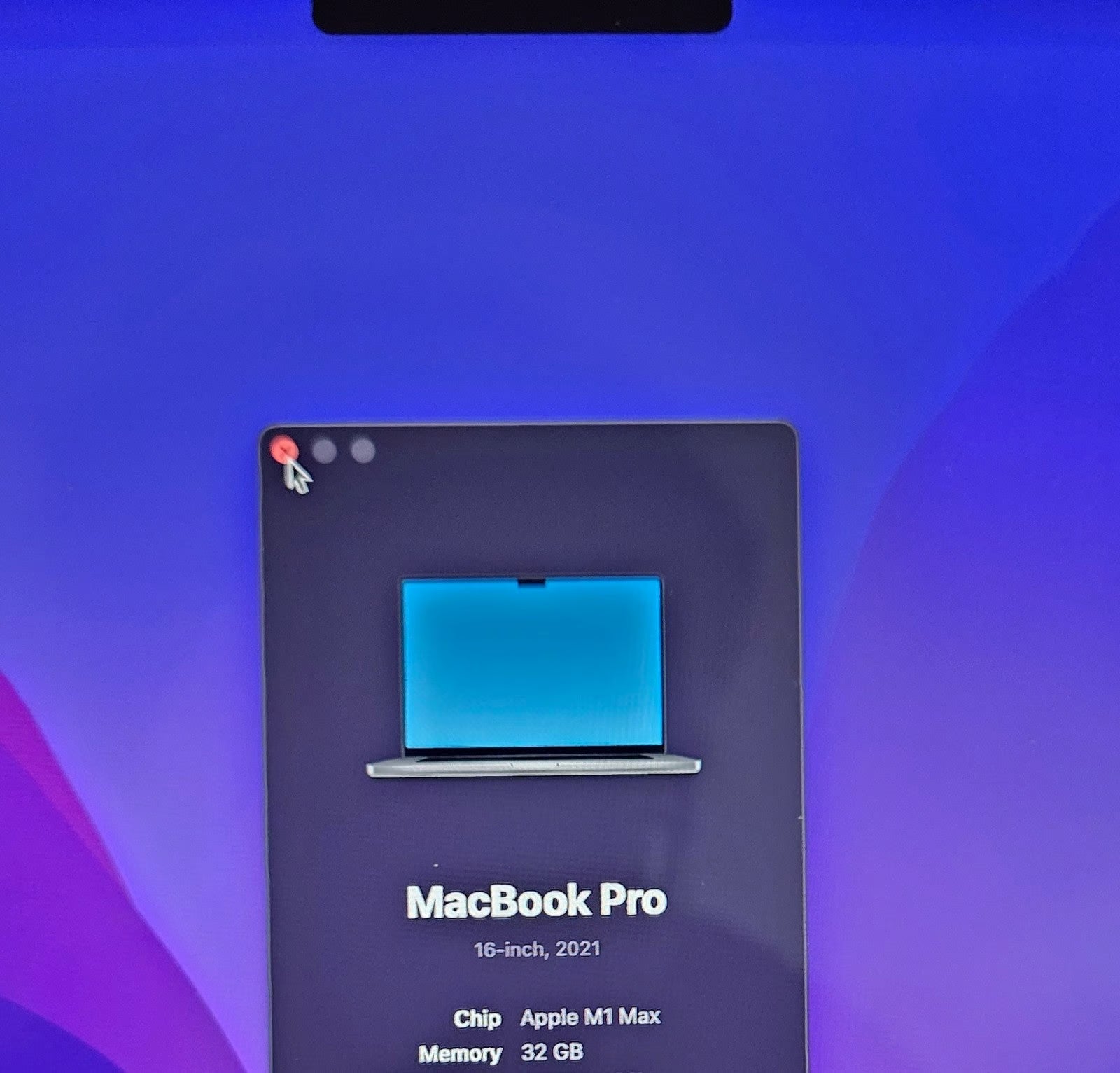 MacBook Pro M1 Max 16in 32GB 1TB Space Gray 5N52