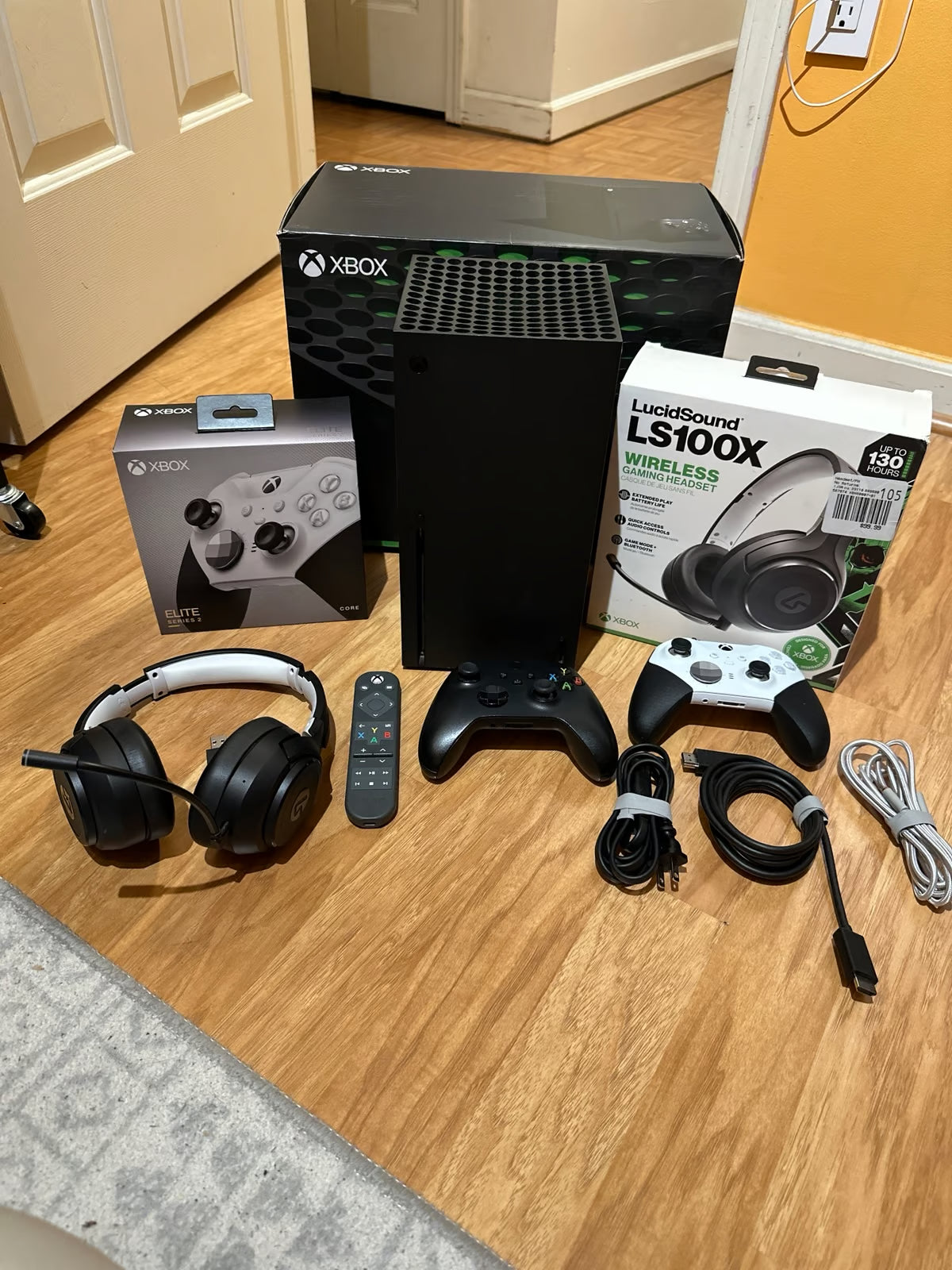Xbox Series X Black with Elite Series 2 Core & Wireless Headset and Media Remote 2B98
