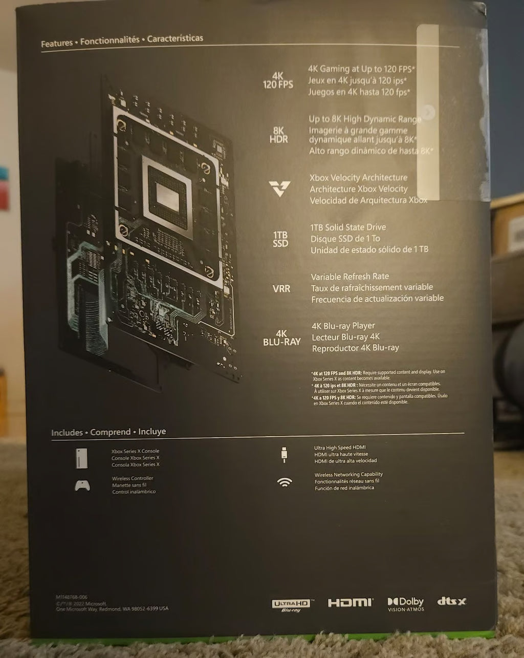 Microsoft Xbox Series X Black 1 TB Console *With* EA College Football 25 Bundle 3B55