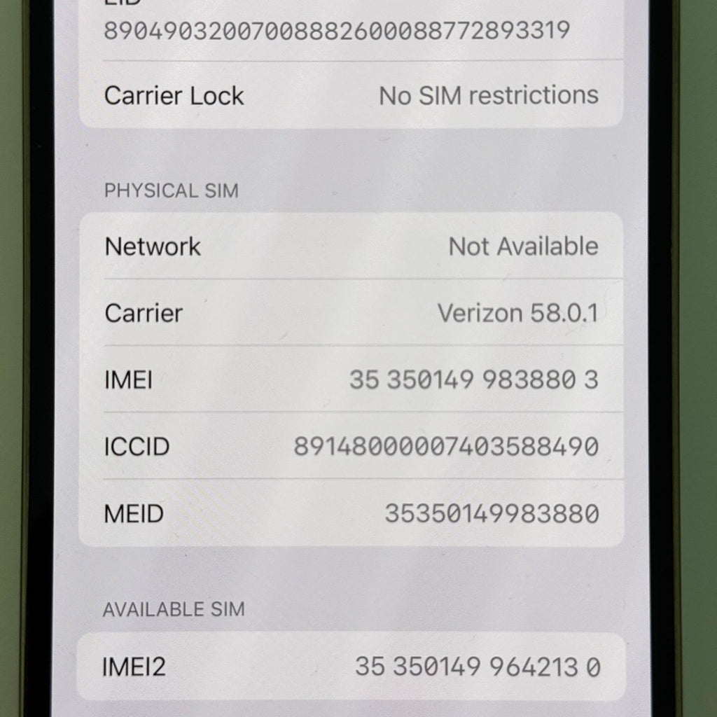 Apple iPhone 13 Pro 256gb UNLOCKED 6L57