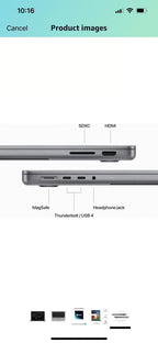 Apple 2023 14"" MacBook Pro Laptop M3 Pro 6S81