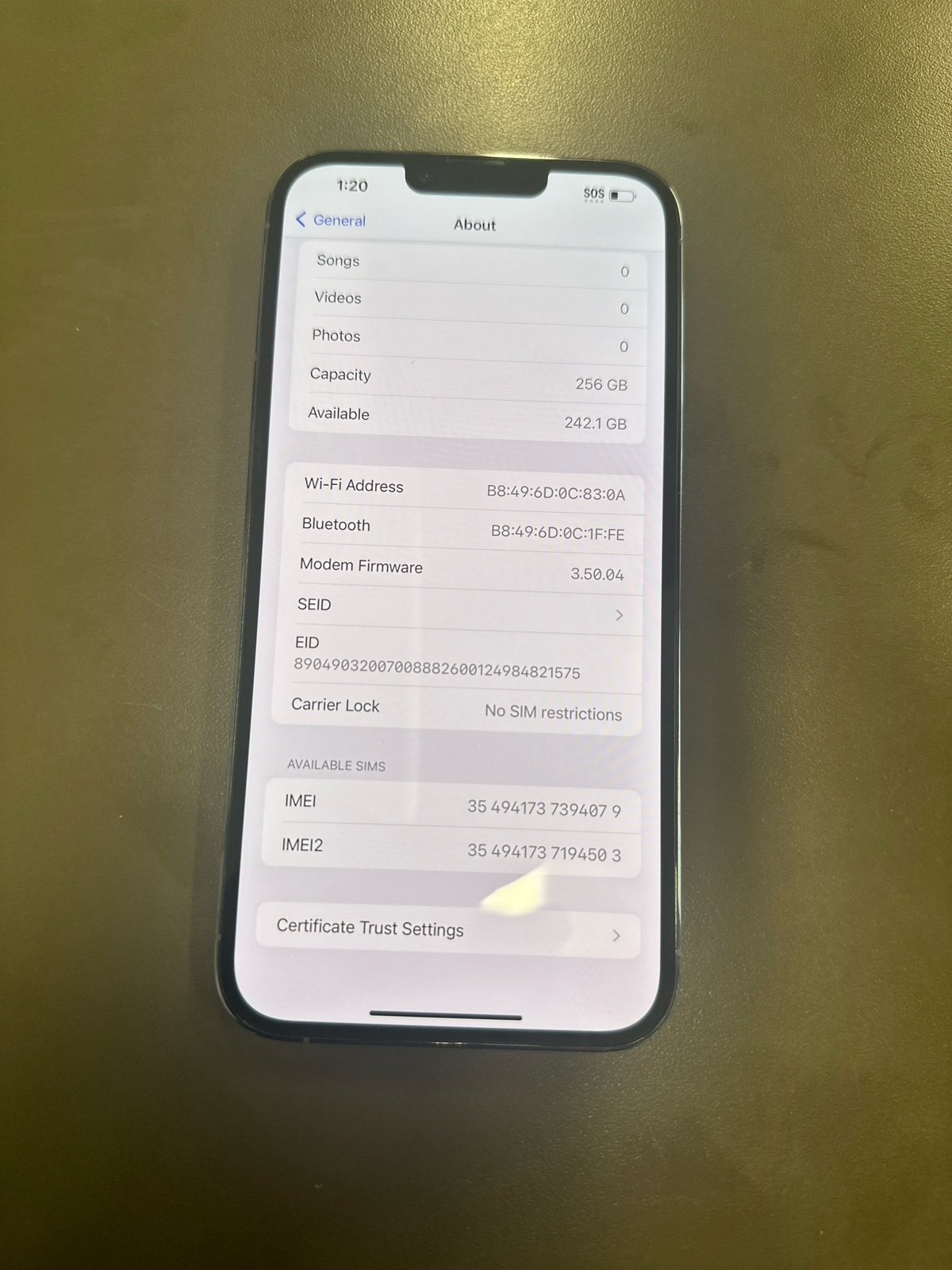 iPhone 13 Pro Max Unlocked 1Q55