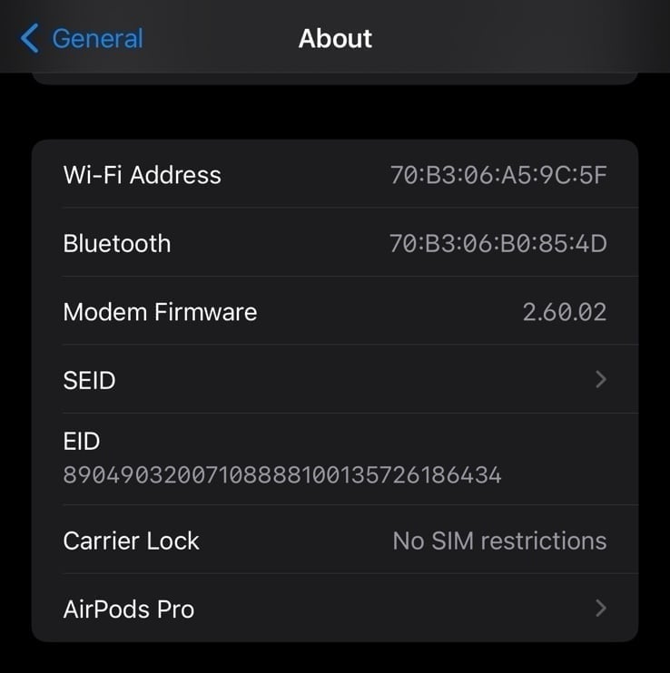 Apple iPhone 14 Pro Max 256 GB in Deep Purple 9M27