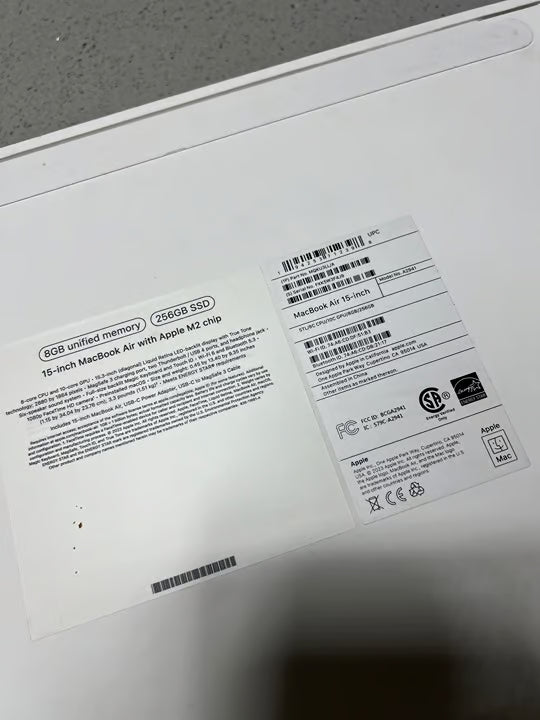 Apple - MacBook Air 15"" Laptop - M2 chip Built for Apple Intelligence - 8GB M 8Q82