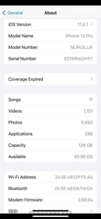 iPhone 13 Gold 128G 5Y39