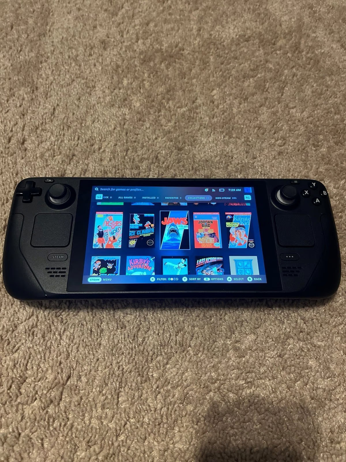 Valve Steam Deck Carrying Case Like New LCD 64GB 7U95