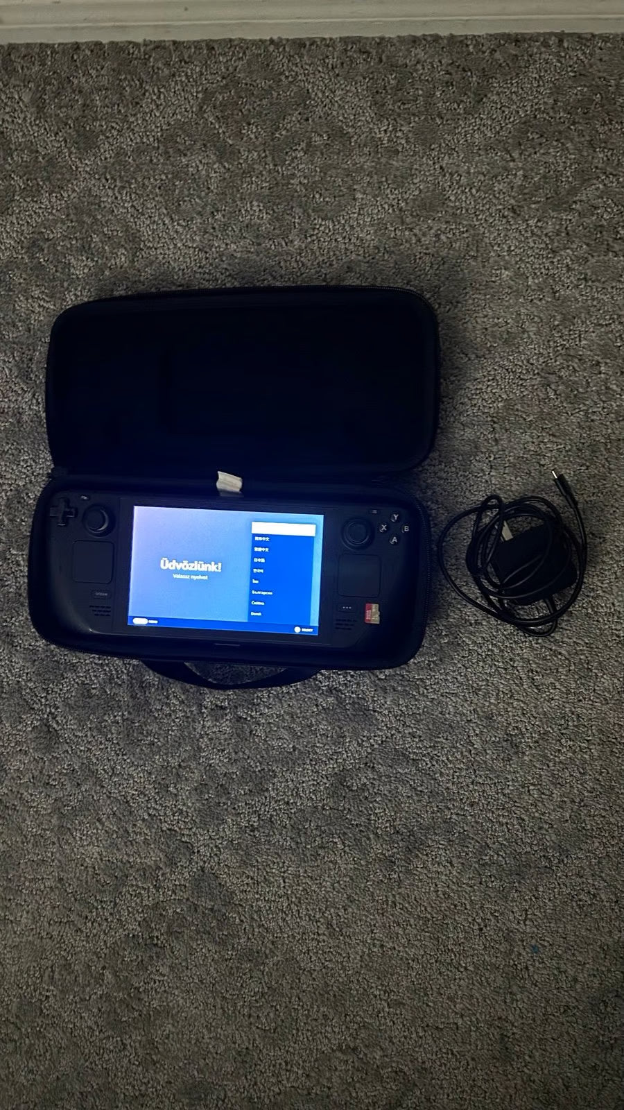 Steam Deck 64GB w 1TB External Storage TESTED WORKING 2C55