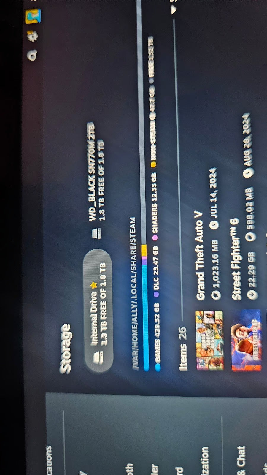 2tb ASUS rog ally z1 extreme 5X67