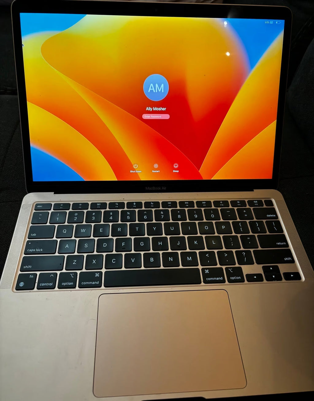 Discontinued Rose Gold 2020 MacBook Air M1 3N99