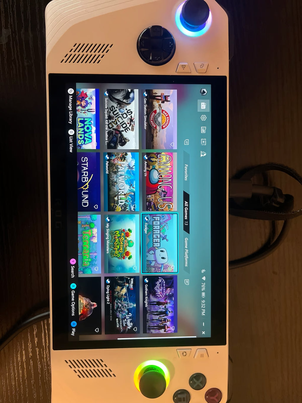 ASUS rog ally z1 extreme 9J95