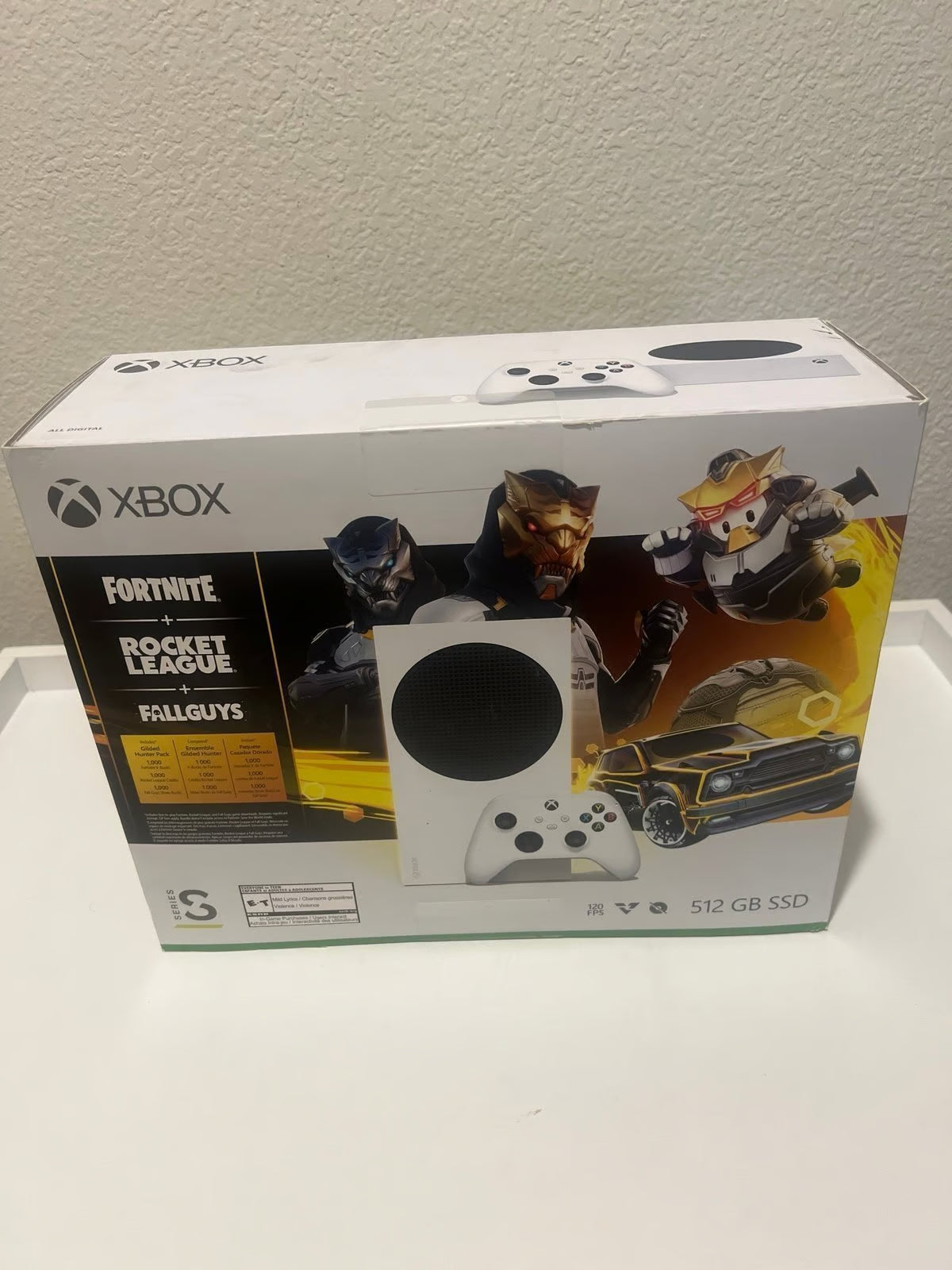 Microsoft Xbox Series S Gilded Hunter Bundle 512GB Game Console White NEW SEALED 9A79