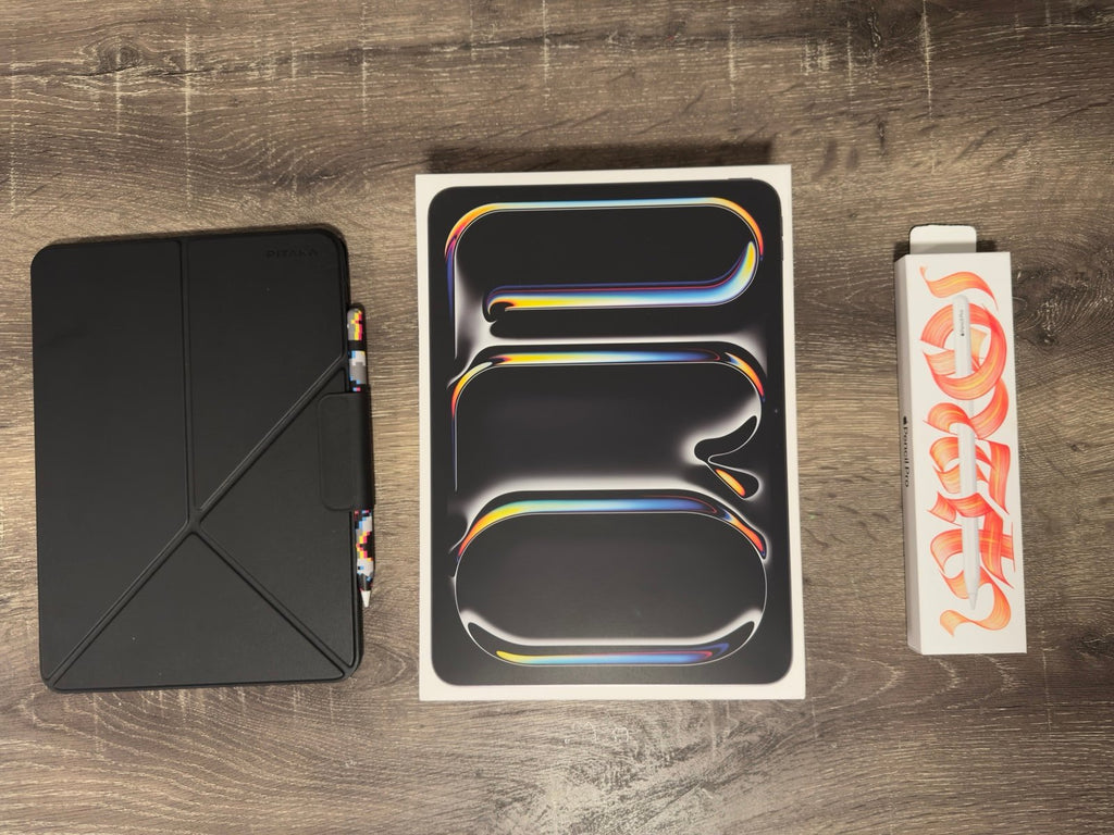 iPad Pro M4 11 inch 256g WiFi+ Cellular w/ Apple Pencil Pro and case 6L39