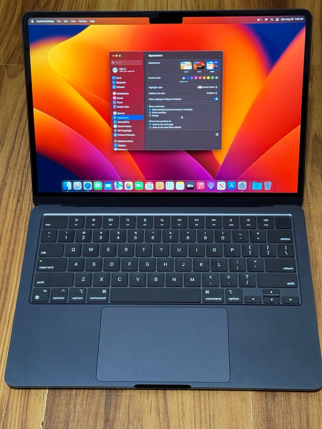 Apple Macbook Air 13in.  M2 3.49 GHz  256GB SSD(Midnight ) 9Y52