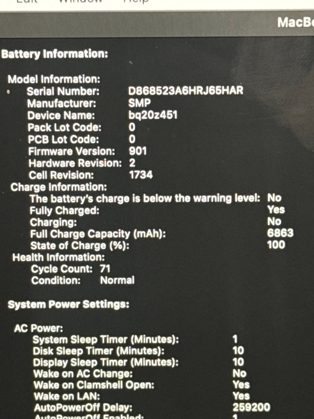 Apple Macbook Pro 2018 15鈥?w/touchbar i9 32gb RAM 1TB SSD (EXCELLENT CONDITION) 8A69