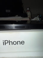 iPhone 15 pro 128 gb black with black apple case 8C12
