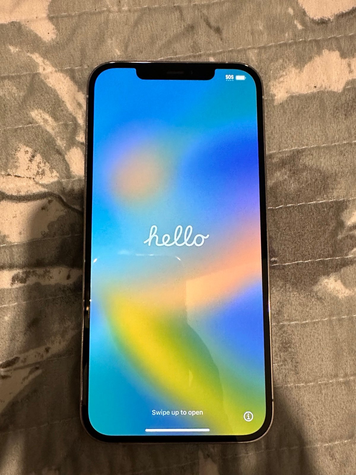 Apple iPhone 12 Pro Max 128 GB in Silver 7E33