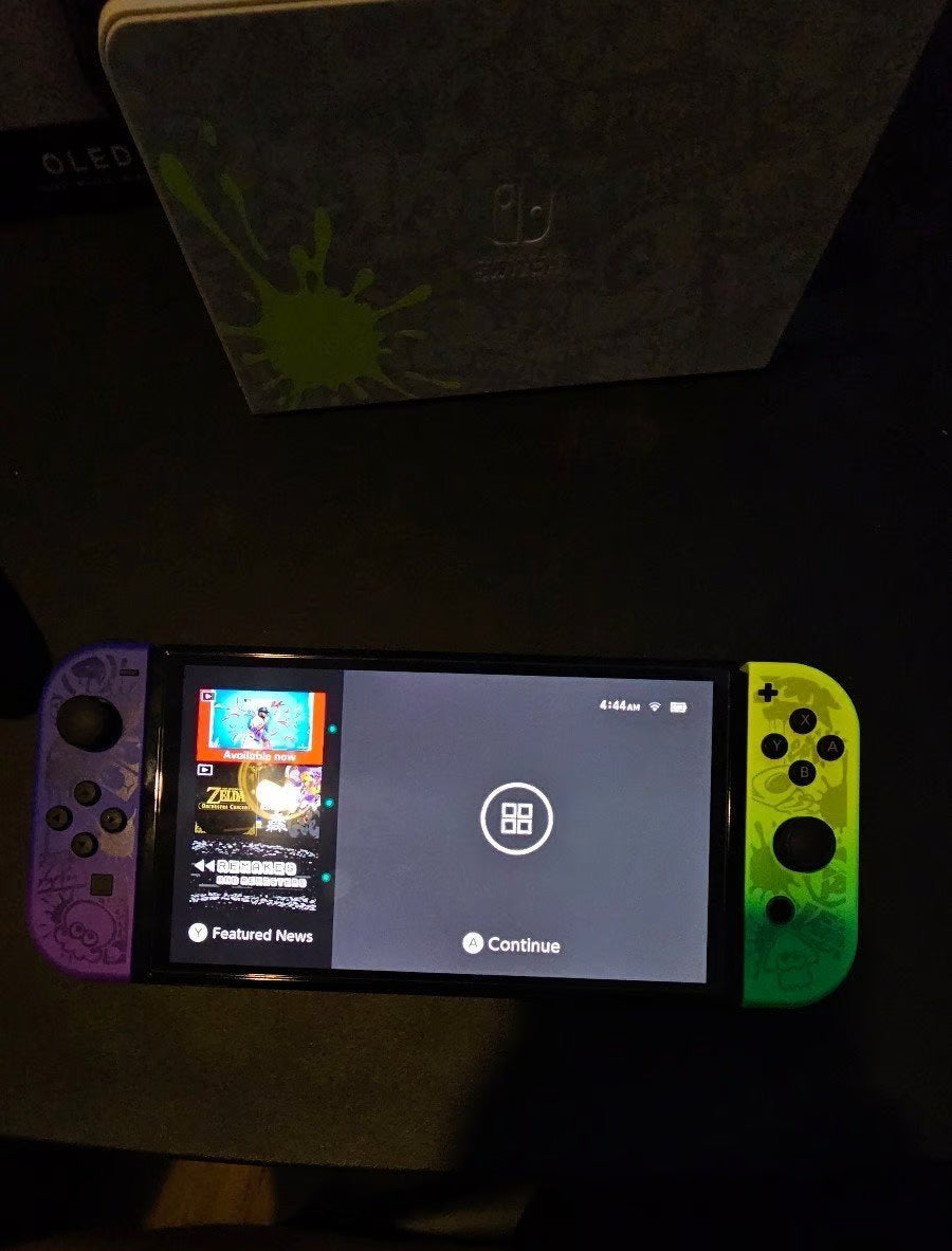 Nintendo switch oled splatoon edition 6W68