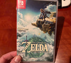 Nintendo Switch - OLED Model White with Zelda Tears of the Kingdom game 3P33