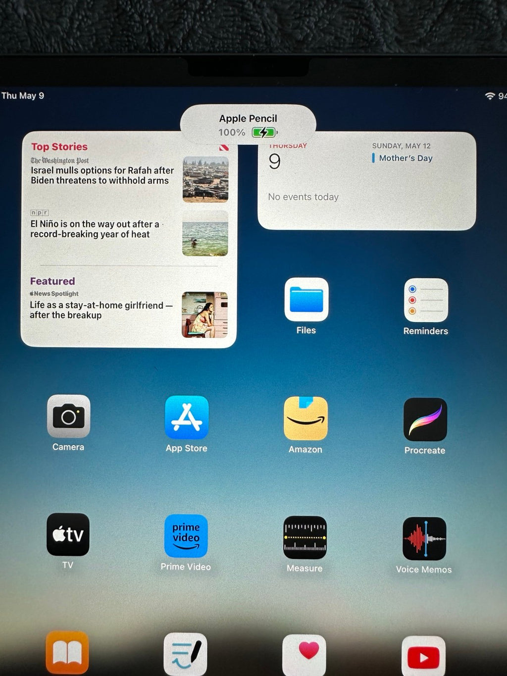 iPad Pro with M1 Chip 256GB - Apple Pencil & Case Bundle 3P96