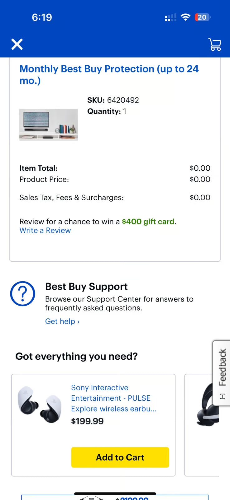 PlayStation Portal - New/Unopened with 2-Year Replacement Protection 9A59