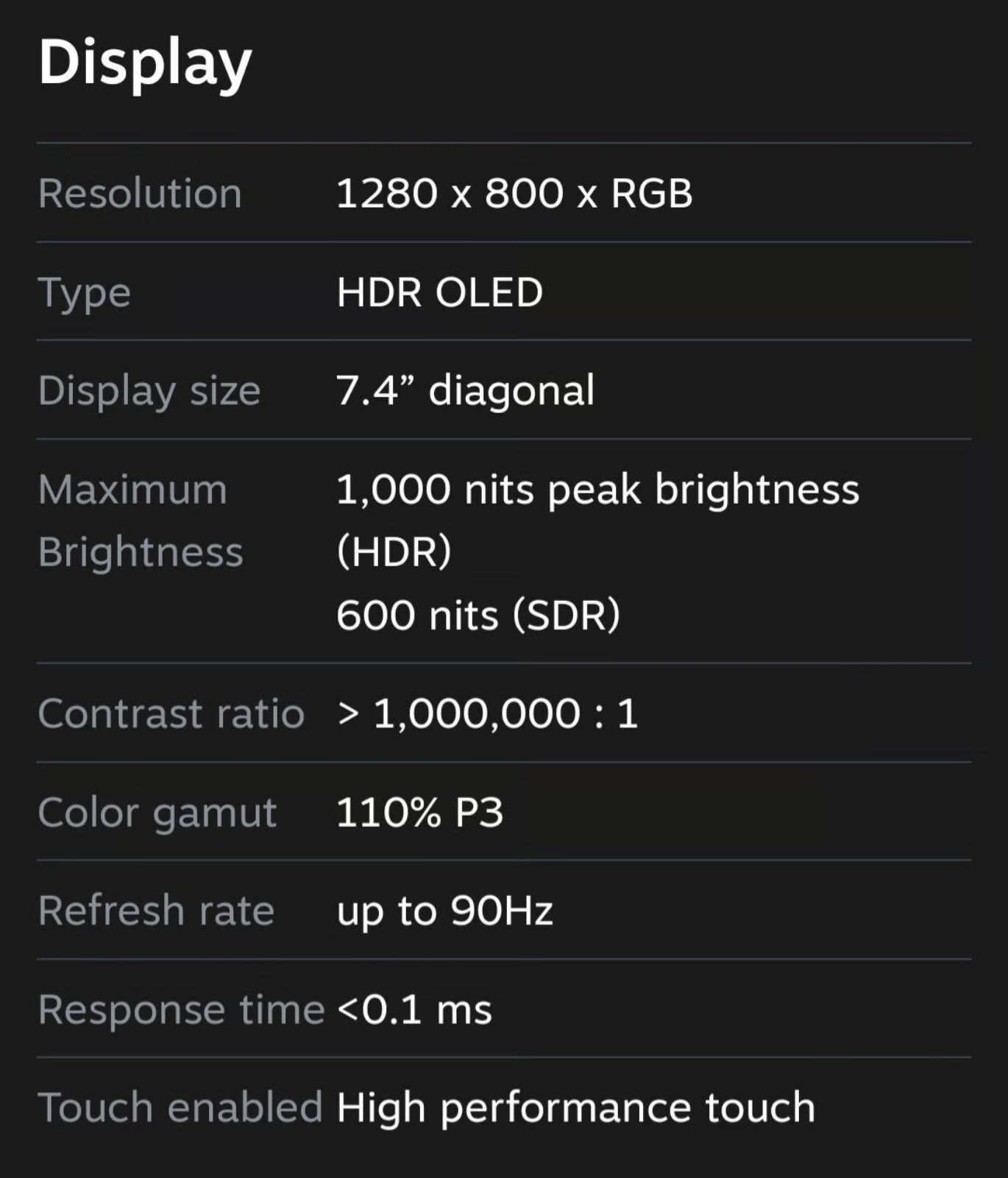 Valve Steam Deck OLED 1TB 3J95