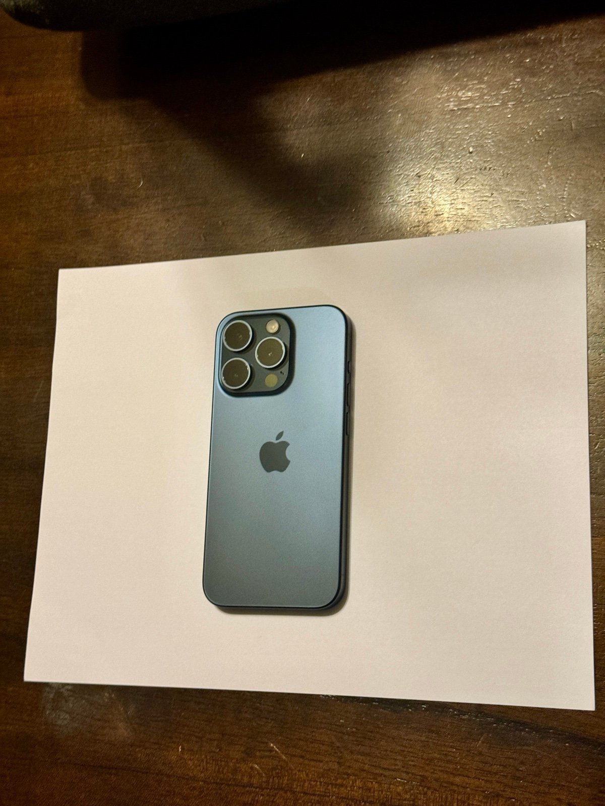 Apple iPhone 15 Pro (Unlocked) Blue Titanium / 256GB / like new 1U73