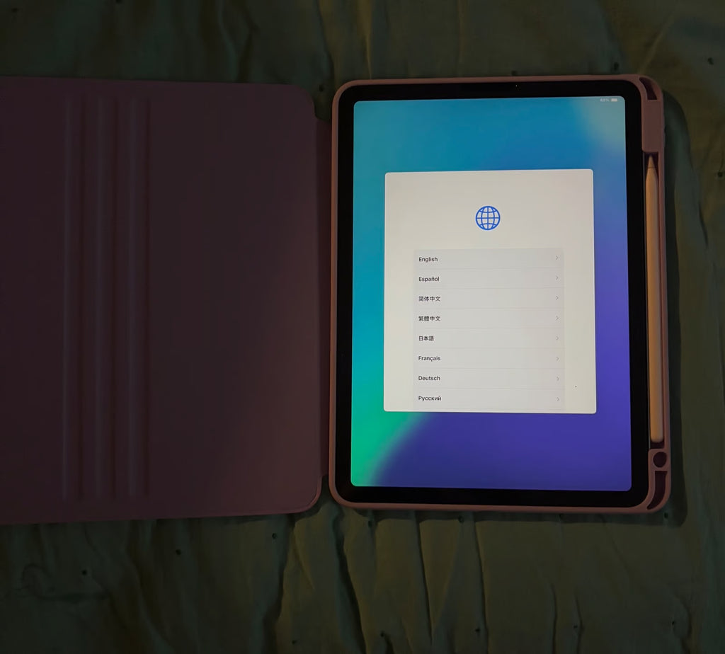 ipad air 4th generation with case and pencil 1E89