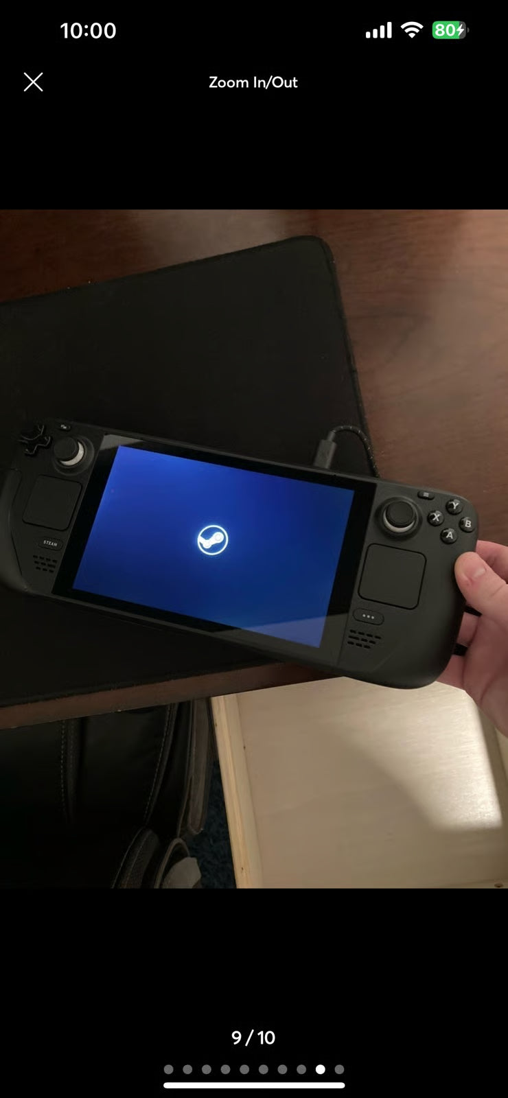 Steam deck 512gb also included 512gb SD card Case and original packing 6A81