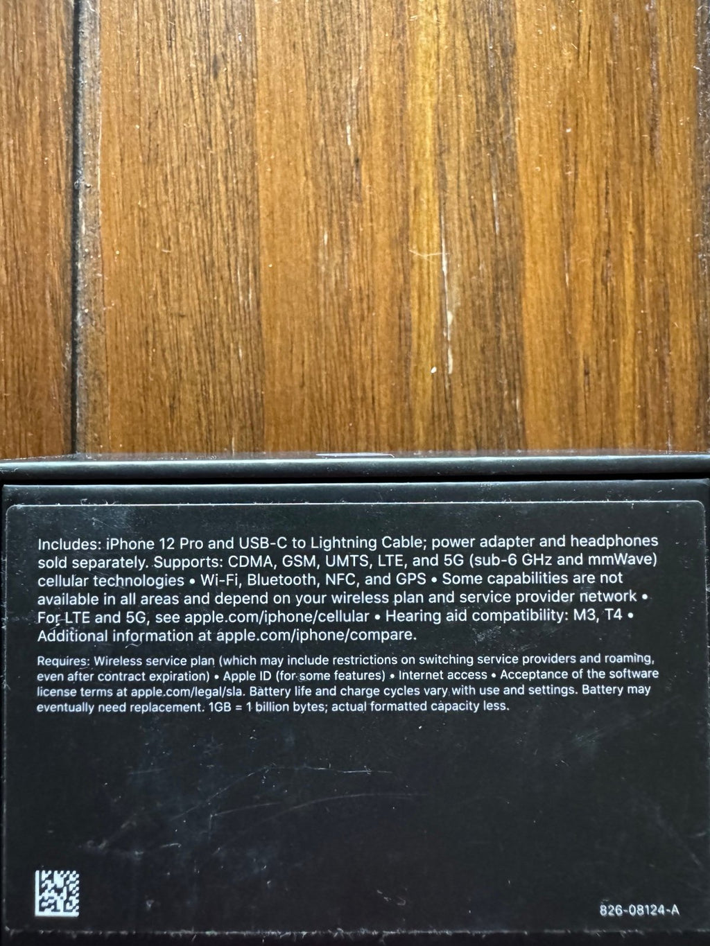 iPhone 12 Pro silver 256GB unlocked 2H95