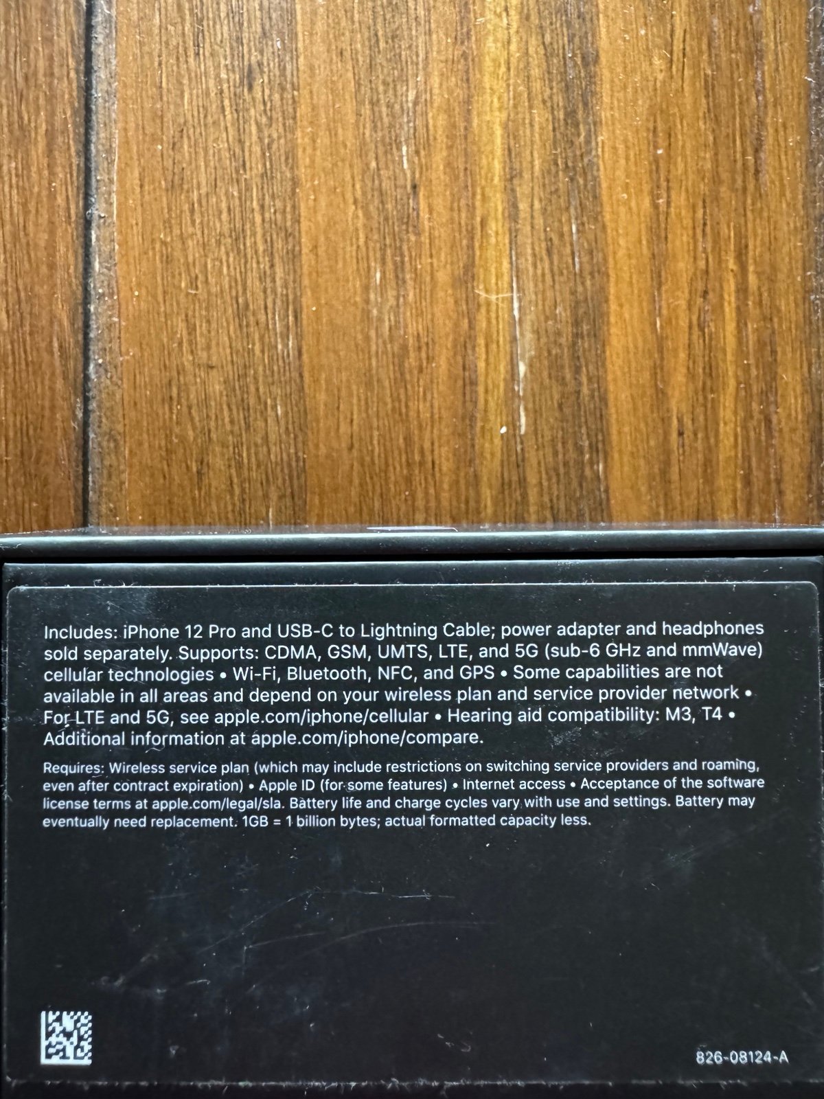 iPhone 12 Pro silver 256GB unlocked 2H95