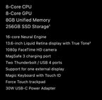 MacBook Air M2 13鈥?7R32