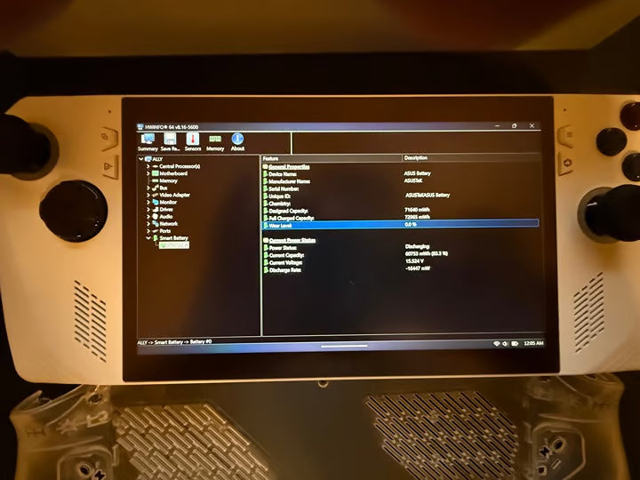 Asus Rog Ally Z1 Extreme UPGRADED BATTERY / LOTS OF ACCESSORIES !! 5H56