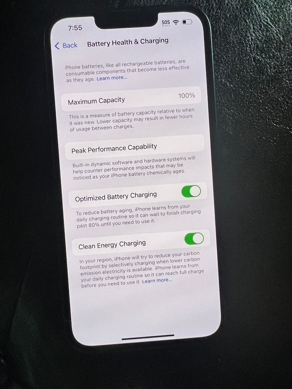 Apple iPhone 13 128 GB in Blue 7E55