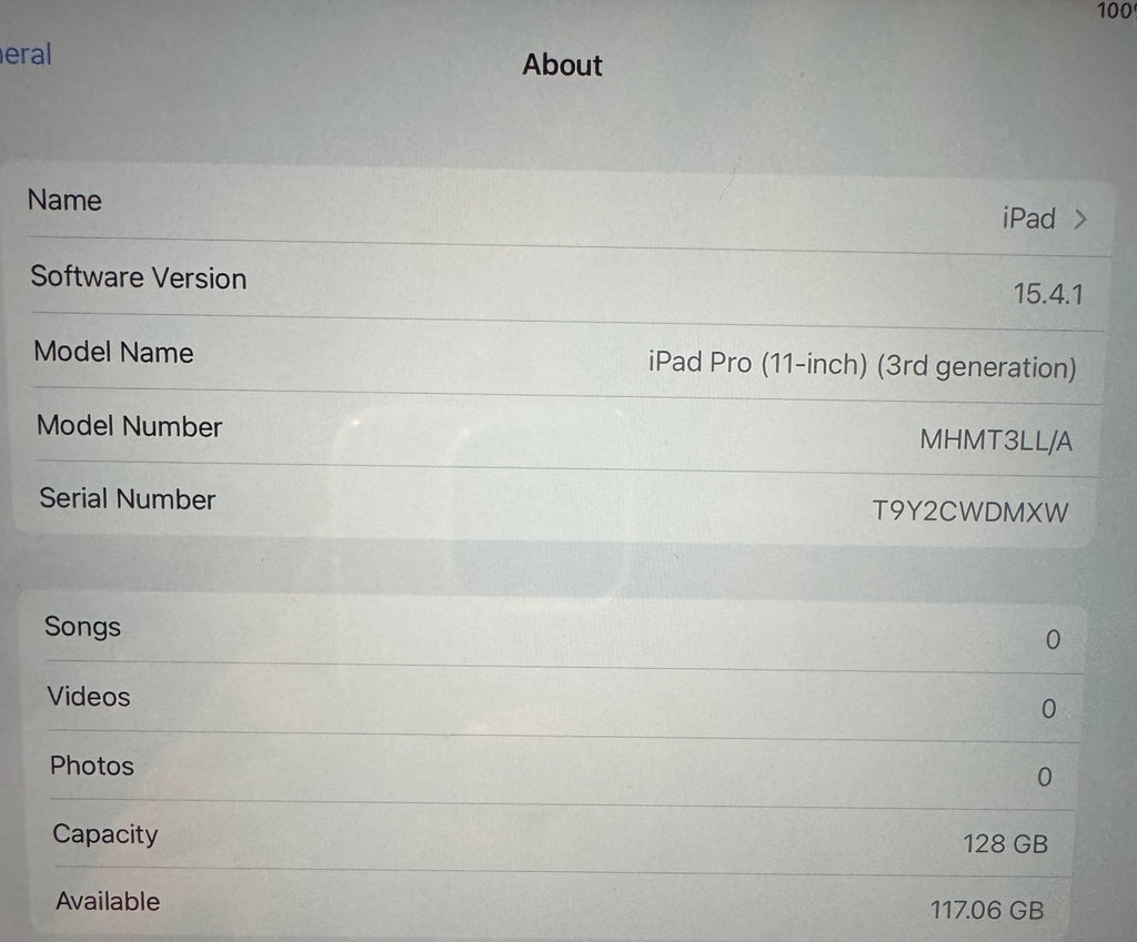 iPad Pro 3rd generation 3L55