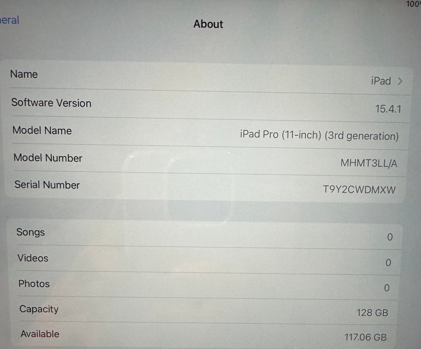 iPad Pro 3rd generation 3L55