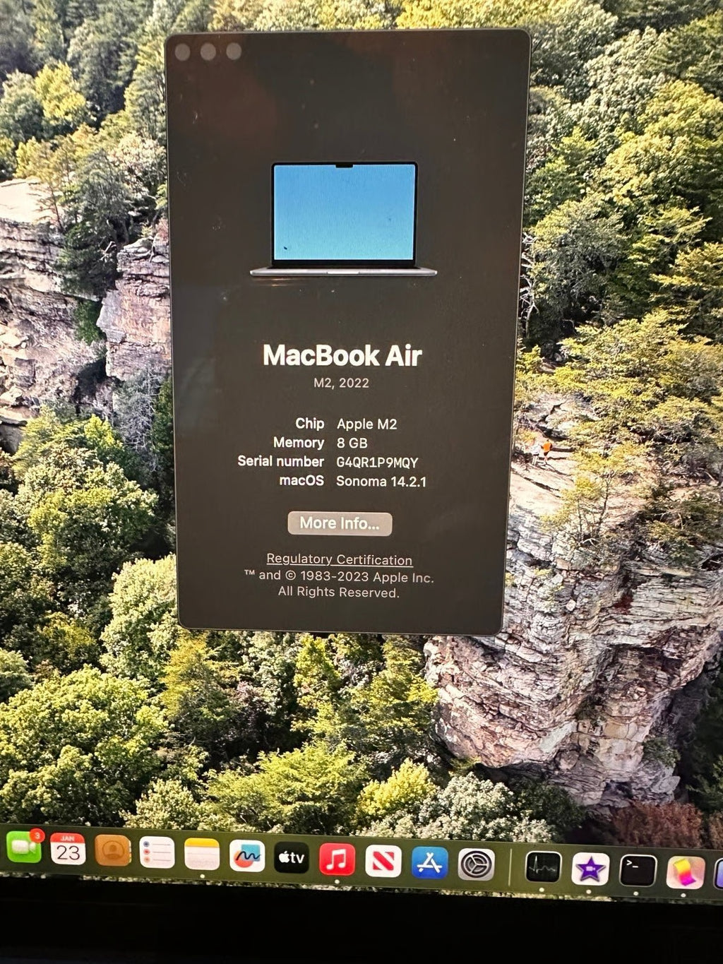 MacBook Air M2 2022 13.6 512gb 8J11