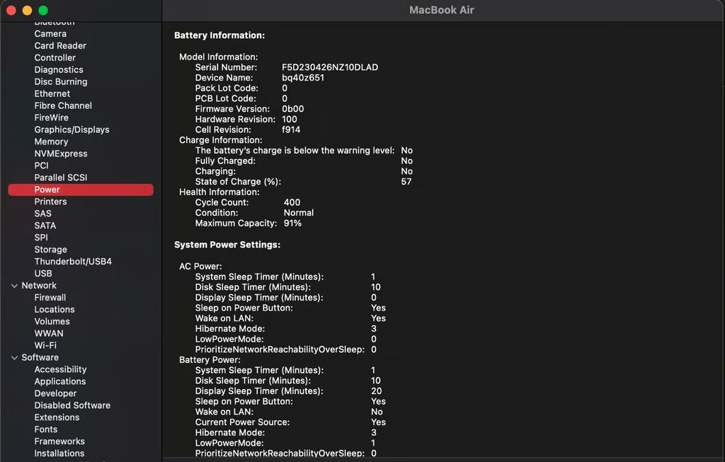 Apple Macbook Air 13in.  M2 3.49 GHz  256GB SSD 2K98