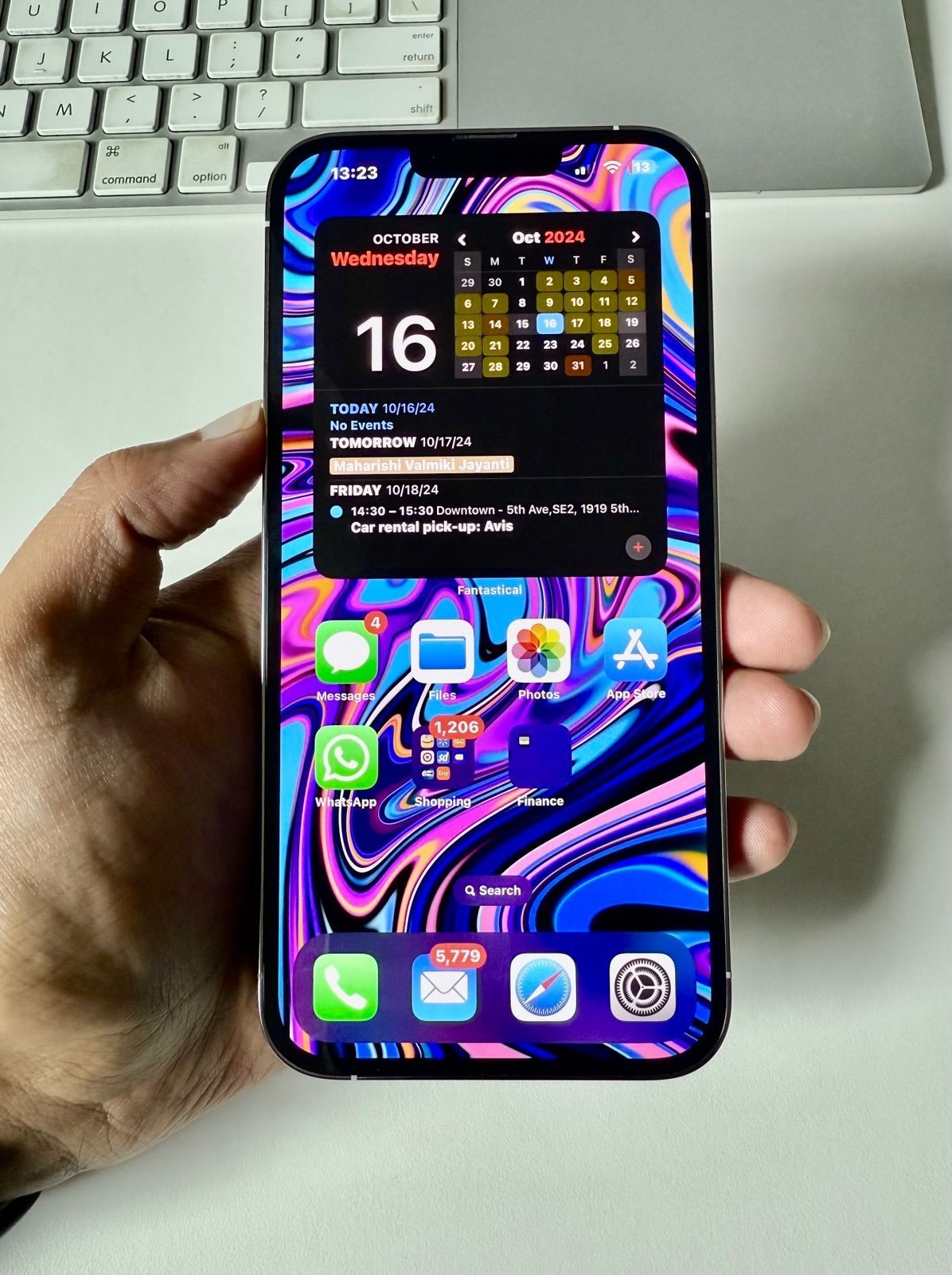 [Mint] iPhone 13 Pro Max 128 GB Unlocked - Silver 7C16