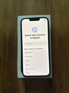 iPhone 14  midnight (edited color) with Otterbox case and charger UNLOCKED 9K71