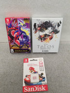 Nintendo Switch Pokemon "" Scarlet & Violet Special Edition 3 Game + Memory Card 8M35