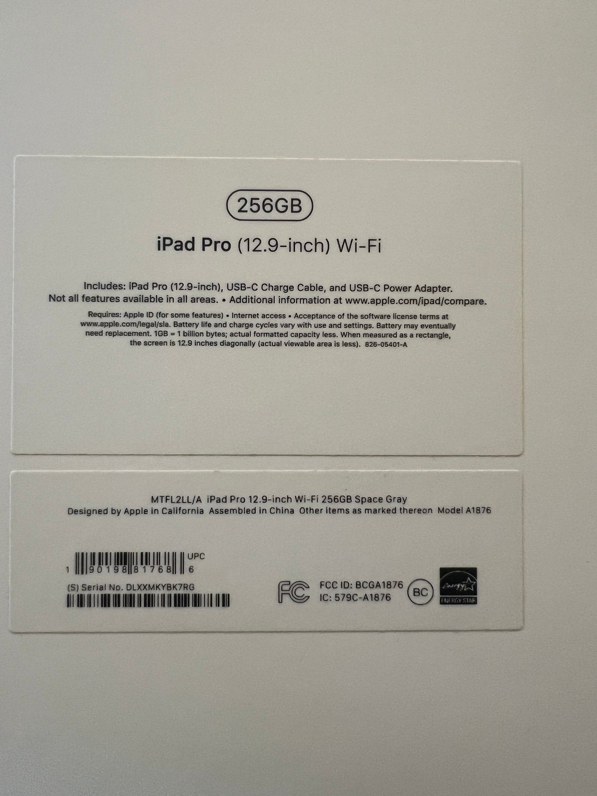 Apple iPad Pro 3rd Generation 256 GB and Apple Pencil 2 9W77