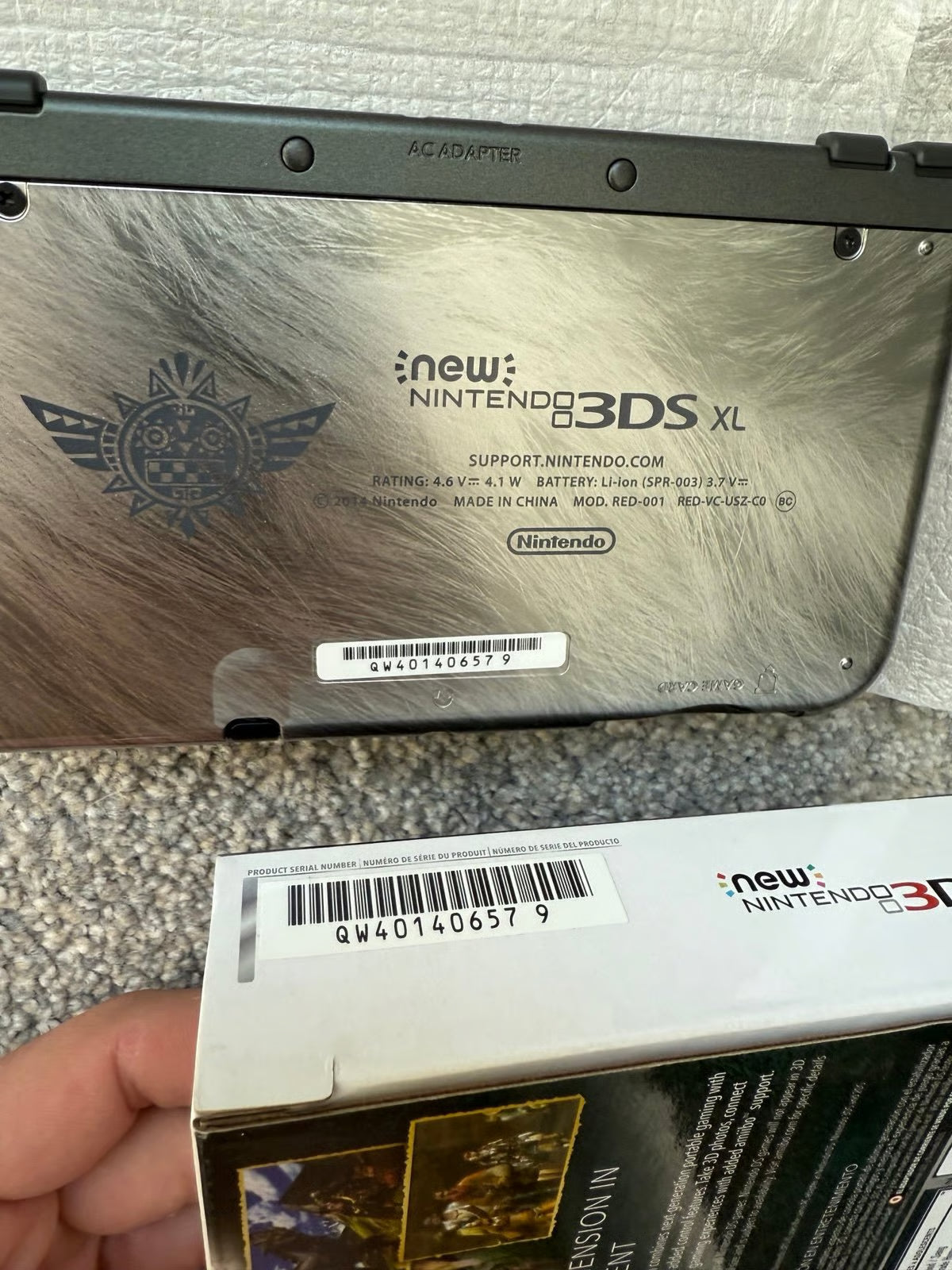 New Nintendo 3ds xl monster hunter 4 ultimate edition top ips screen