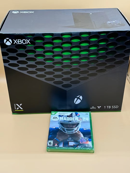 Xbox Series X with Madden 24 1W21