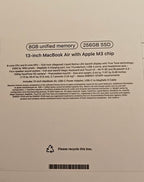 2024 MacBook Air 13"" M3 (8GB / 256GB) Navy Blue 5R65