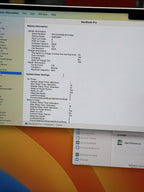 MacBook Pro 16鈥?2023 A278p 16GB 512GB M2 Pro Laptop Cycle Count 129 7P23