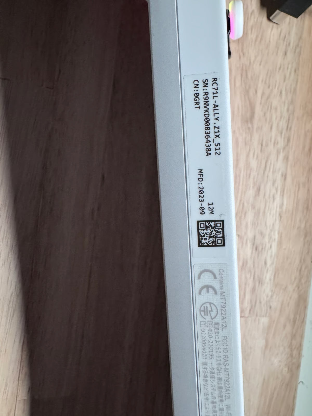 ASUS rog ally z1 extreme 3H57